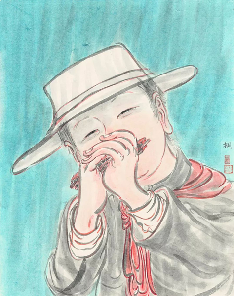 李桐 短调 36×29cm   纸本设色   2015