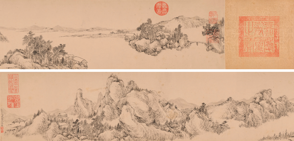 钱维城(1720-1772) 墨笔山水