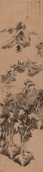 八大山人(1626-1705) 墨笔山水