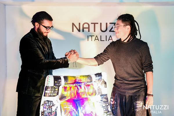Pasquale Junior Natuzzi与艺术家韩瑞