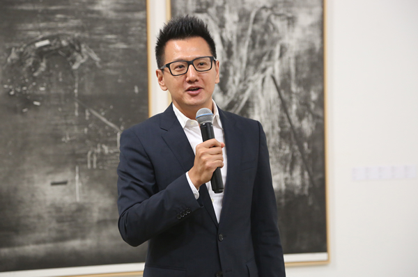 ▲  德国哈内姆勒艺术纸中国区总经理吕大昆致辞