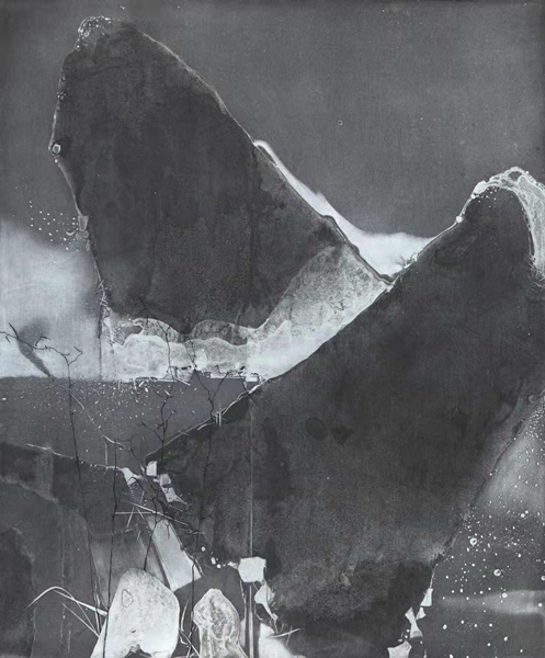 徐宝中《空山系列之四》.铜版.（48x58）cm.2018年