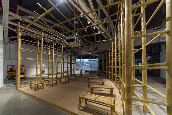 黄汉明参展作品《竹制飞船》