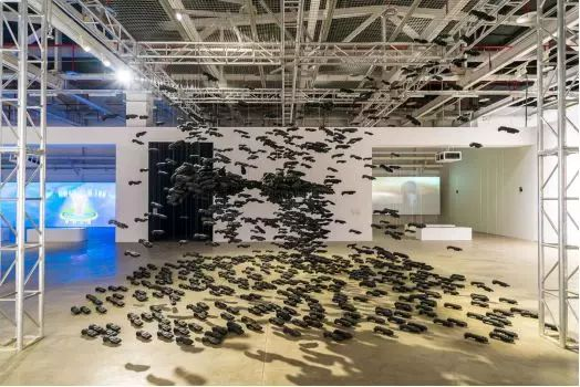 拉瑞莎·桑索尔参展作品《他们覆盖天际，直至漆黑一片》