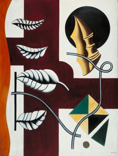 《树叶和贝壳》，1927 图片来源：ADAGP, Paris and DACS, London 2018