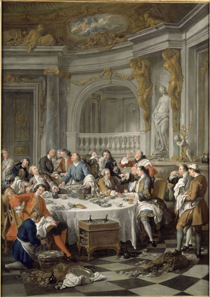 Jean-François de Troy，The Lunch of Oysters ，1735