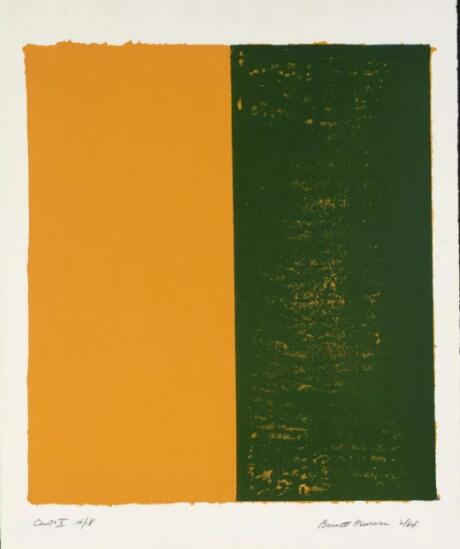 Canto X from 18 Cantos 纽曼，1964年
