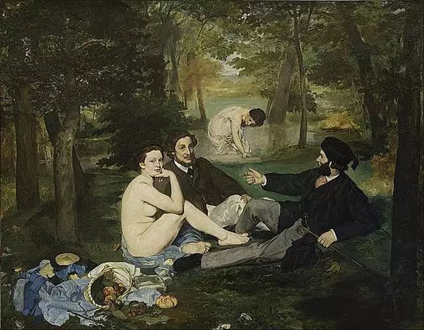Edouard Manet，The Luncheon on the Grass，1862