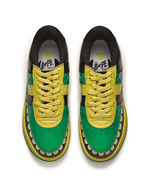 Bapsta X KAWS, Bapesta FS-029 KAWS Chompers (greenblack) 