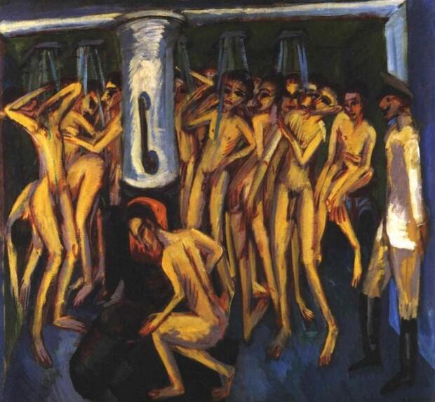 Ernst Ludwig Kirchner，Artillerymen, 1915.