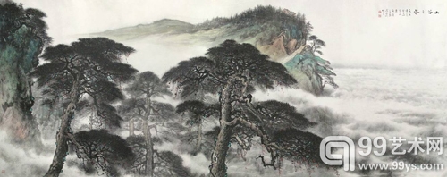  黎雄才《山谷之春》（84号拍品）