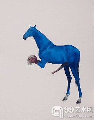 异之马－5布面丙烯，200x160cm，2009