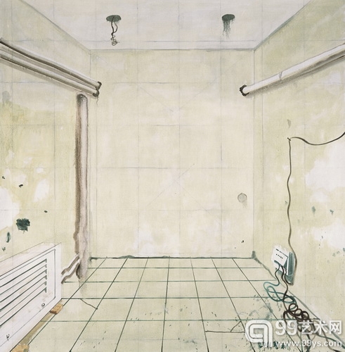 ZELU507 拆除的空间,250x249cm,布上油画2011