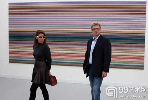格哈德·里希特的“Strip (CR921-1)”（2011），定价150万英镑