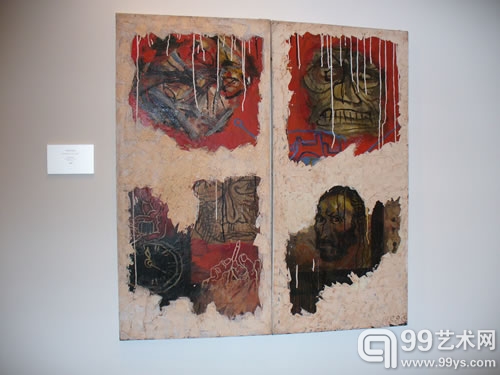 薛松最早期的作品《向梵高致敬》，创作于1988年