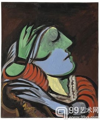 《沉睡的女人》(Femme endormie)：毕加索