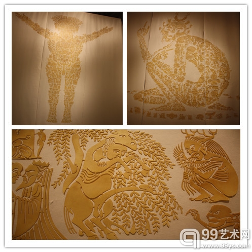 展出作品《七层壳》及局部图