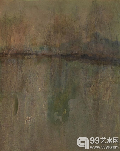 《影》40x50cm油彩丹培拉 2009年 夏理斌