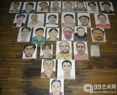 张晚晴 《把我们曝光吧》组画 布面油画 2009