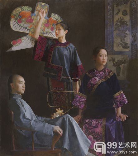 3-陈衍宁-雪芹弄筝172x152cm 2010年
