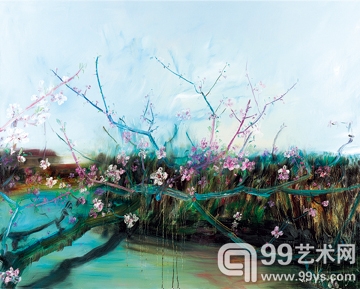 周春芽 我就是风景 油彩 画布 120×150cm 2005年