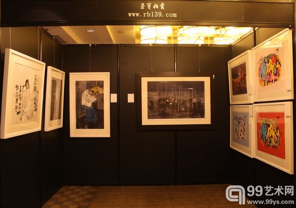北京荣宝迎2012春拍卖会（第72期）预展现场