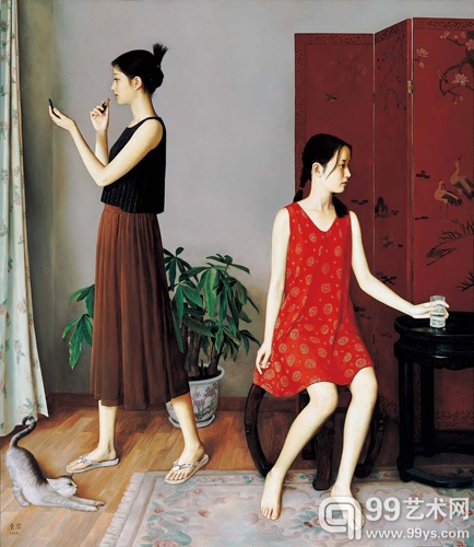 李贵君 《正当五月天》 160.7×140cm 1999年作