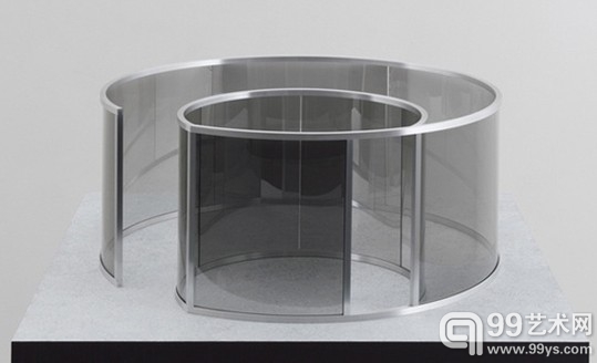Semi Circle Inside Larger Semi Circle Two-Way Mirror Pavilion, 2011