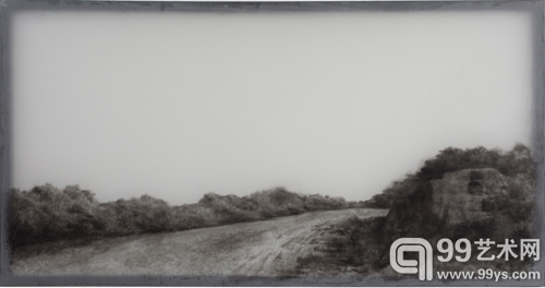 谢帆Xie Fan 路 Road 2012 绢上油画Oil on Silk 110x220cm