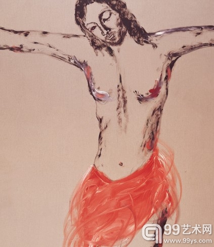 《信-望-爱》（布面油画，300cm×200cm）