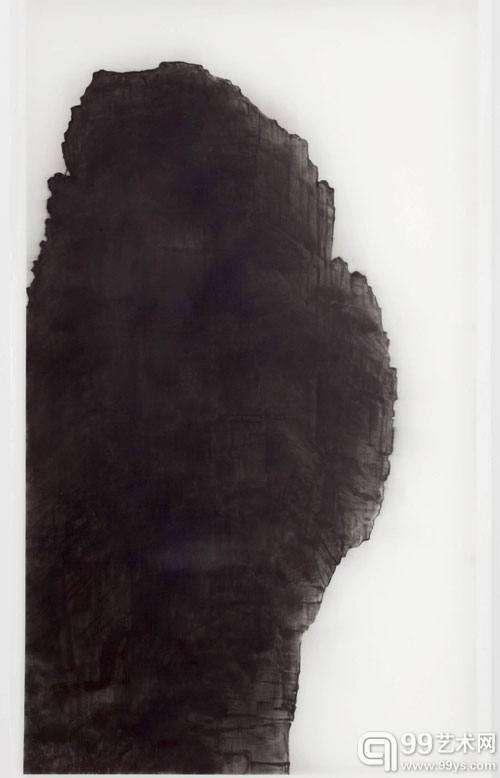 谢帆XIE-FAN_片山Piece-of-Mountain_2012_Oil-on-Silk_120x200cm_v