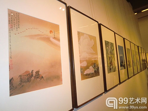 笔墨尘缘——冯远中国画作品展展览现场