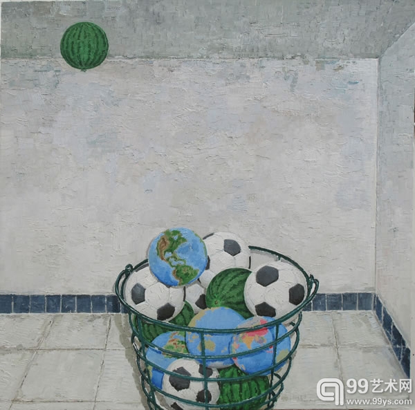 圆满 A Circle and The Fullness 150×150cm 布面油画 2011