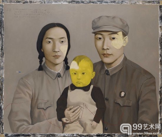 张晓刚 《血缘—大家庭：全家福2号》 香港苏富比 2012春拍 5218万港元