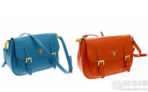 普拉达推出Saffiano Vernice bag肩包1