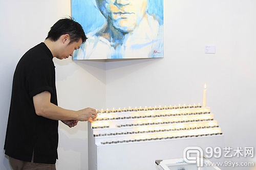 全艺社王瑞麟新作展现场