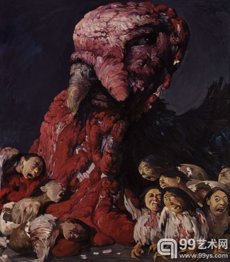 赵博画作《邪恶之子》