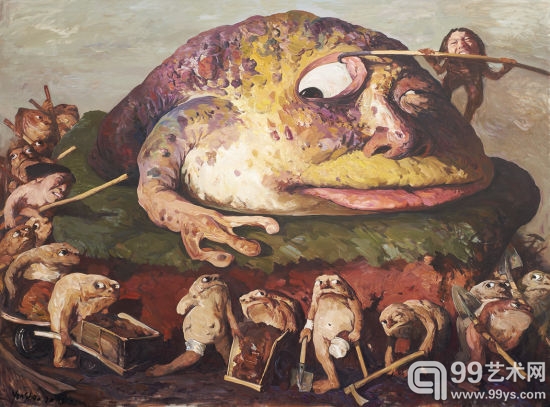 赵博画作《你必须看到》