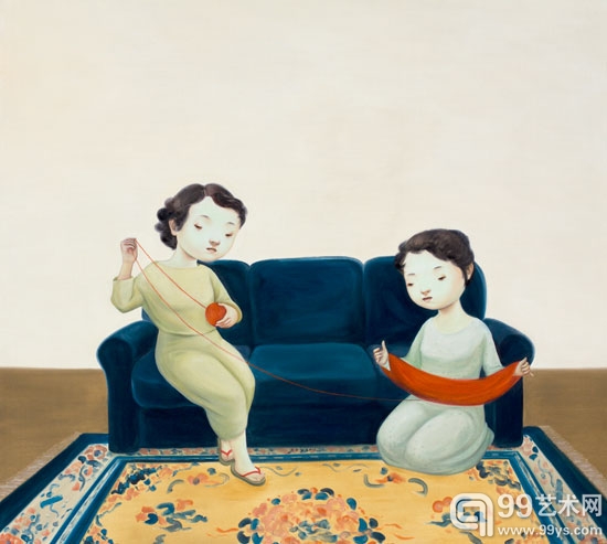 花地毯，180X200CM油彩布面，2012.jpg