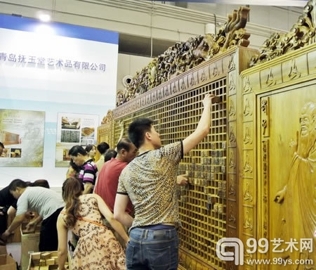 乌克兰绘画艺术展开幕式现场