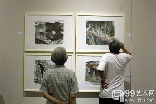 想念我，就来看我的画吧——苦瓜家园2012年吴冠中师生作品展于百雅轩开幕