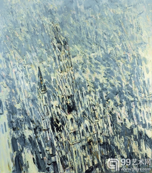 许 江 历史的风景 油彩画布 115×100cm