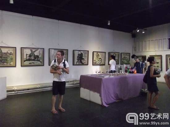 吴晓科绘画作品展现场