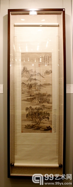 王翚《溪山佳景图》106x40cm  估价RMB：2,600,000-4,600,000