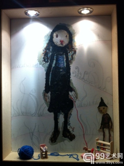 “自由之城—自闭症儿童微画展”展出作品