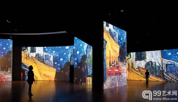 巡回展“活着的梵高-体验”展览现场