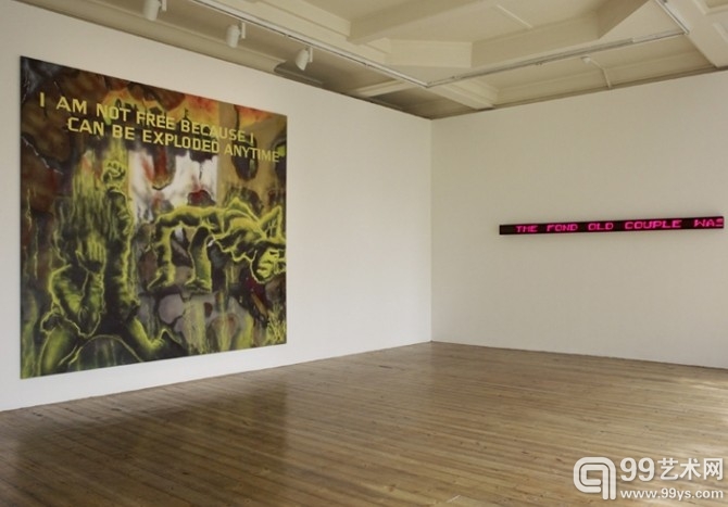 Jenny Holzer 個(gè)展現(xiàn)場(chǎng)