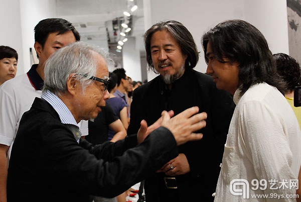“线相”刘永刚个展在今日美术馆开幕现场