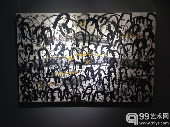 吴军 《N.系列——NO.110》布面丙烯 130×200cm 2009