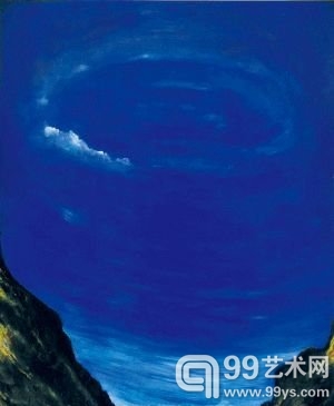 《去来之间#2》(Going and Coming #2),纤维板油画, 183×122cm, 2012